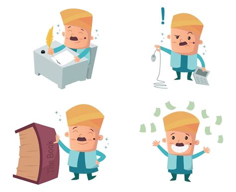 Shopkeeper Cartoon Vector 的图像结果