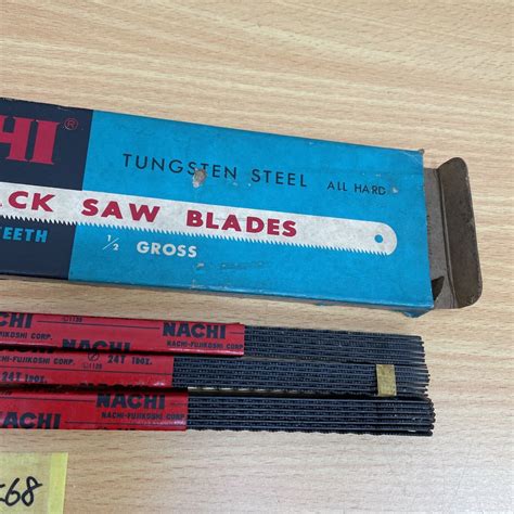 Yahoo!オークション - K68 NACHI HAND HACK SAW BLADES 250×12×0.64...