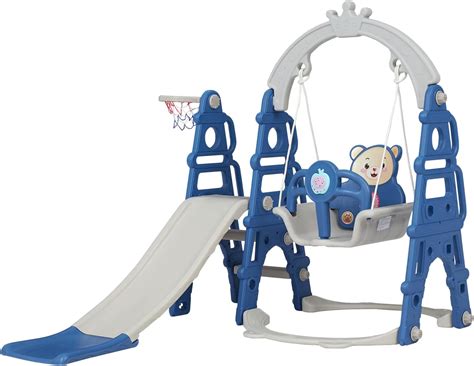 Toddler Outdoor Playset Slides for Kids Backyard - 4 India | Ubuy