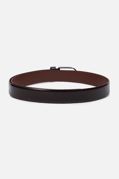 Buy Men Brown Textured Genuine Leather Belt Online - 39965157 | Peter ...