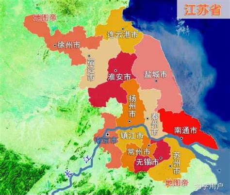江苏省旅游必备高清人文地图+13个地级市 - 知乎
