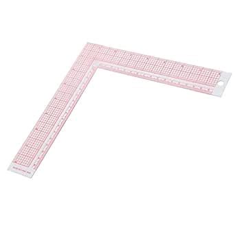 MIPPO Square Ruler, Easy to Operate Ideal Tool Materials Clear Details ...