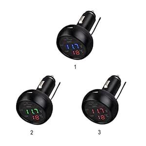 amazing-carnoments-3-in-1-multi-function-voltmeter-thermometer-usb ...