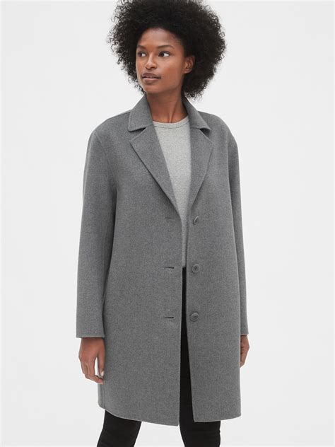 Unlined Wool-Blend Car Coat | Gap® EU | Car coat, Coats jackets women ...