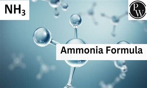 Ammonia NH3 Structural Chemical Formula Model Stock Vector, 52% OFF