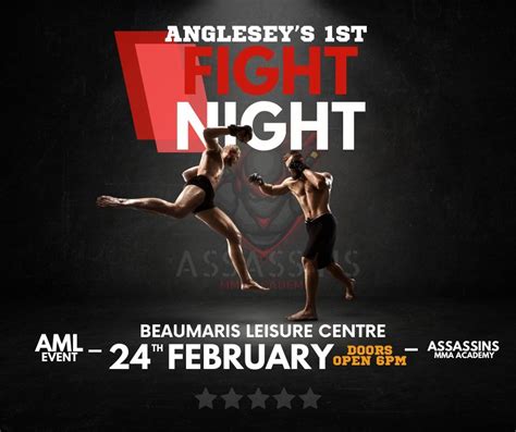 Anglesey Fight Night - MMA , Canolfan Beaumaris, Bangor, 24 February ...