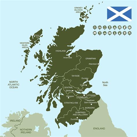 Image result for Scottish Map