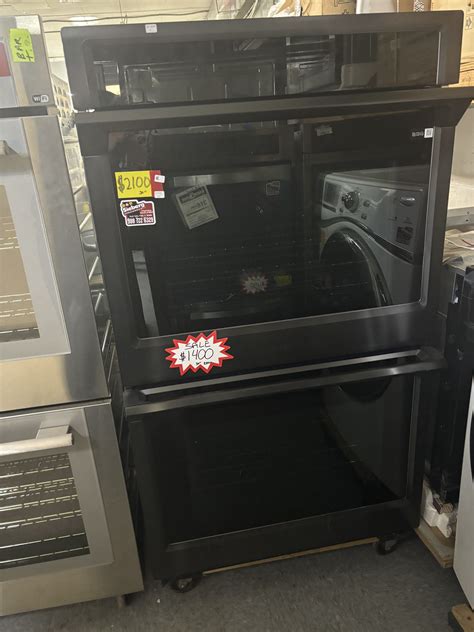 NEW scratch/dent Samsung 30″ Electric Double Wall Oven-Black Stainless ...