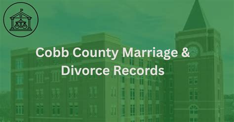 Cobb County Marriage & Divorce Records