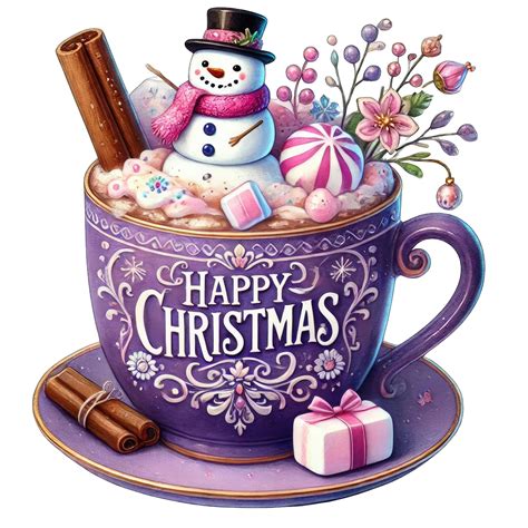 Christmas Hot Chocolate Clipart, Watercolor Hot Cocoa,hot Chocolate ...