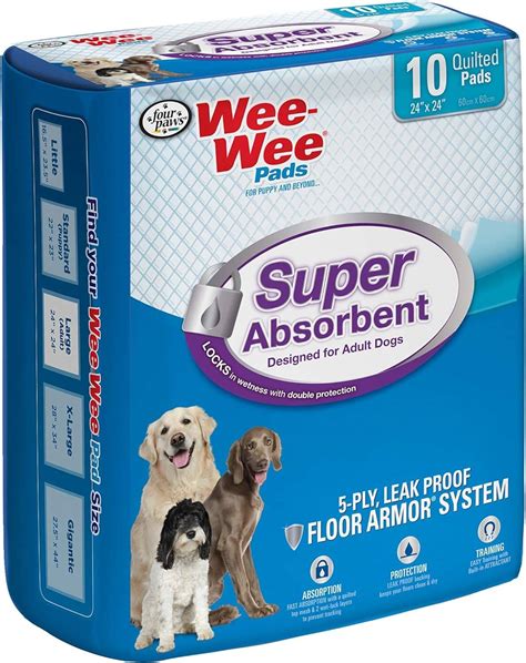 Wee-Wee XL Puppy Pee Pads for Larger or Multiple Dogs 10 Ct FRP-352 Buy ...