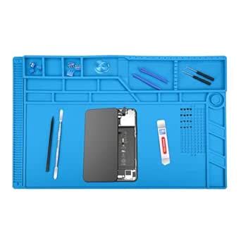 MMOBIEL Soldering and Repair Mat Silicone - 55 x 35 cm - Heat-Resistant ...