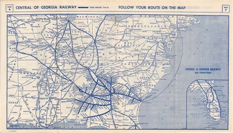 Central of Georgia Railway and Connections - Curtis Wright Maps