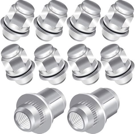 Steering Lock Car Locking Wheel Nut Set, M14*1.5mm Steel Wheel Bolts & Lock Lug Nut Set With Key ...