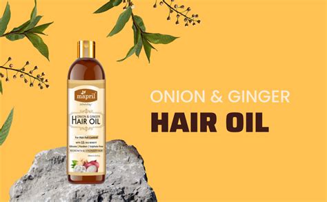 Buy Mapril Onion Hair Oil for Hair_Regrowth & Control Hair Breakage ...
