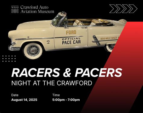 Racers and Pacers Night at Crawford Auto-Aviation Museum - NeoSCCA