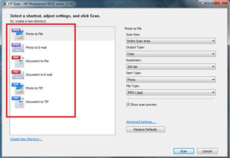 Image result for HP Scanner Actions Manage Scan to Computer