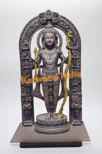 ley ley Shree Ram lalla Ji 2D Idol MDF Cutout of Ram Lalla Statue in ...