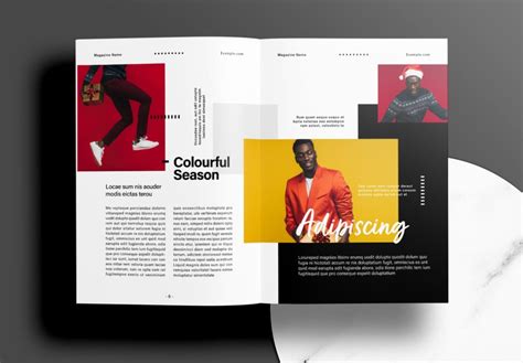Free InDesign Modern Magazine Layout Template