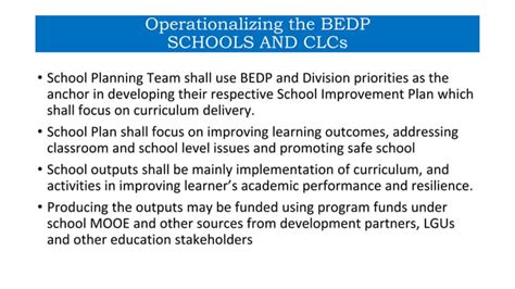 Image result for DepEd Development Plan Sample