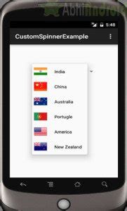 Image result for Android Custom Spinner