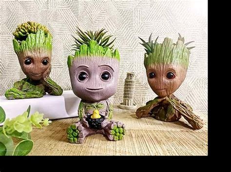 Adorable Groot Family Planters - Set of 3 (without Plant) – Truly Earthy