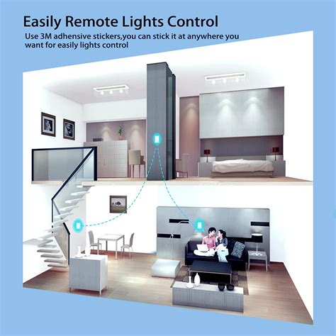 Buy Wireless 3 Way Switch and Receive Kit, Electop No Wiring & No WiFi ...