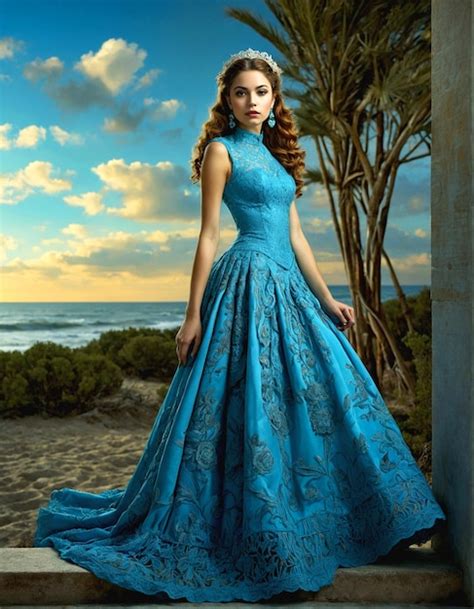 Long Turquoise Color Dress PSD, High Quality Free PSD Templates for ...