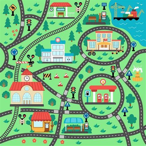 Community Map Cartoon 的图像结果