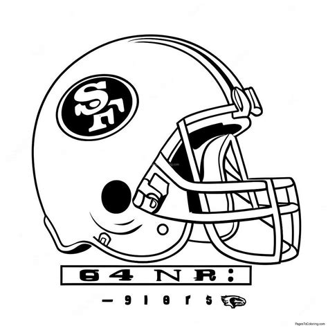 San Francisco 49ers Logo Coloring Page (11811-9740)