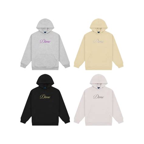 Dime CURSIVE HOODIE | MAROON WEBSTORE