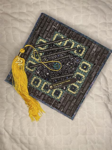 Minecraft End Portal Graduation Cap! : r/Minecraft