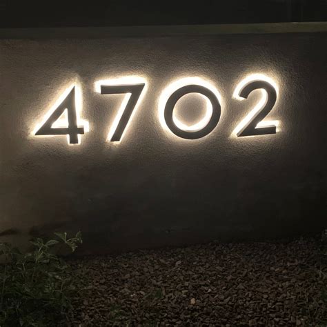Image result for Lighted House Numbers LED