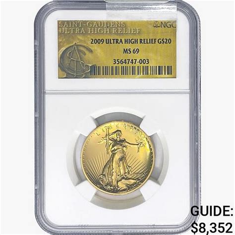 2009 $20 GOLD COIN NGC MS69
