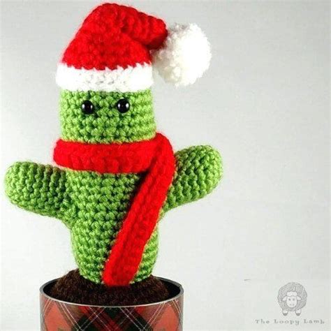 christmas cactus crochet pattern