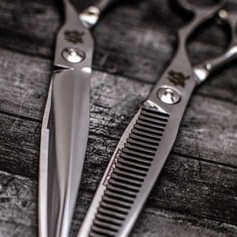 Kamisori Sword MASTER Set: Premium Hair Cutting & Thinning Scissors ...