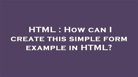 Image result for Simple HtmlForm