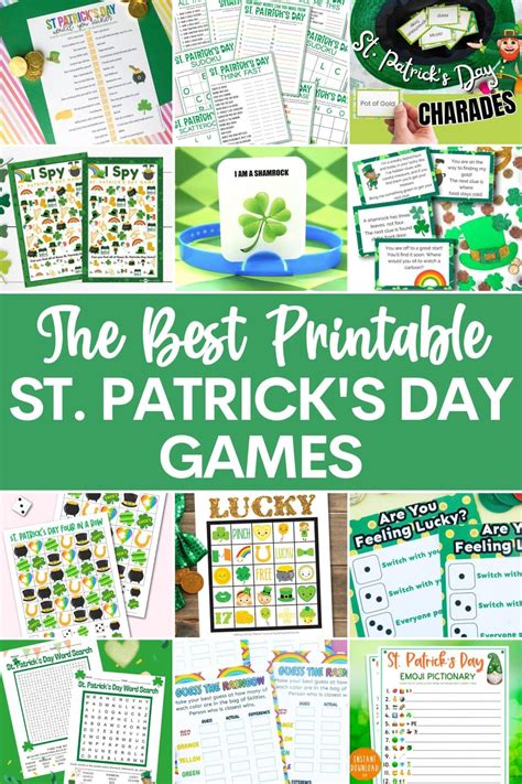 Printable St. Patrick's Day Games - Kara Creates