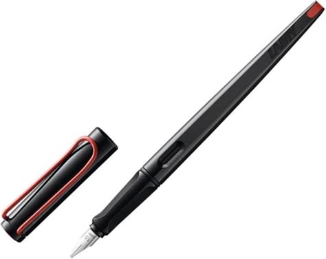 Lamy Calligraphy Fountain Pen | Sturdy Plastic, Shiny Black Body ...