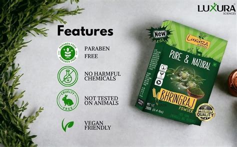 Buy Luxura Sciences Natural Bhringraj Powder for Hair & Conditioning ...