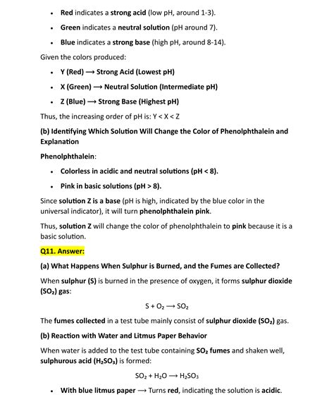 CBSE Class 10th Science 2025 : Fast Revision Notes & PYQs for Ch. 2 ...