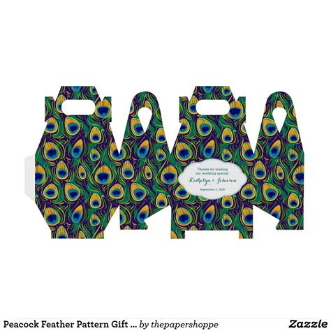 Peacock Gift Box Tutorial 的图像结果