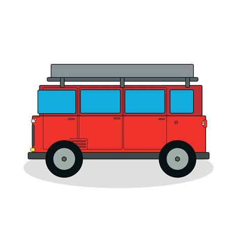 Red Camper Van Tutorial Draw 的图像结果