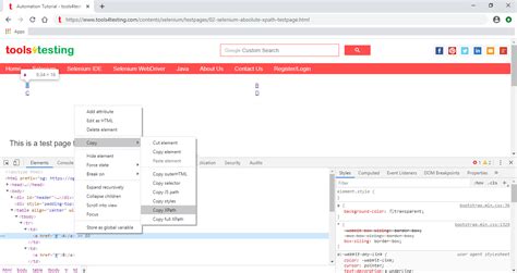 Relative XPath in Selenium Preciding 的图像结果