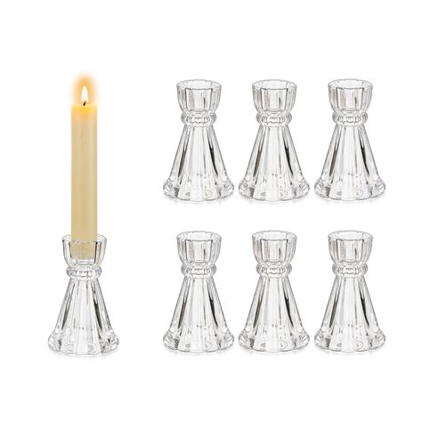 Glasseam Tapered Candlestick Holders, Vintage Candle Stick Candle ...
