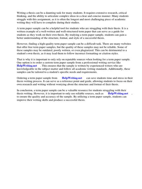 Term Paper Example 的图像结果