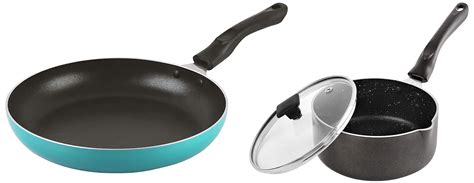 Buy Cello Induction Base Aluminium Non Stick Sauce/Milk Pan, Black, 1 ...