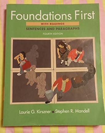 Buy Foundations First: Sentences and Paragraphs, with Readings Book ...