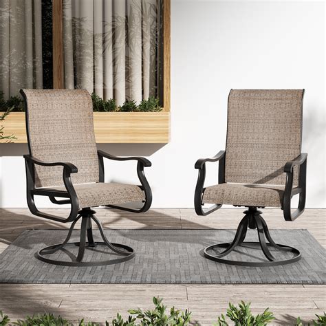 High Top Patio Swivel Chairs at Werner Taylor blog