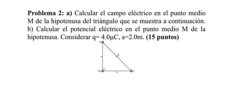 Image result for Electric Field Triangle Problem